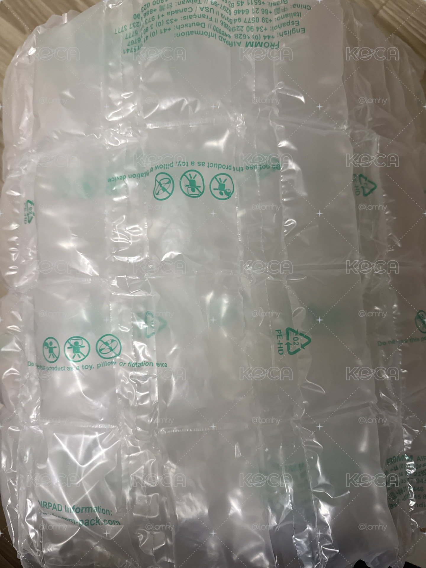 大方格氣泡布