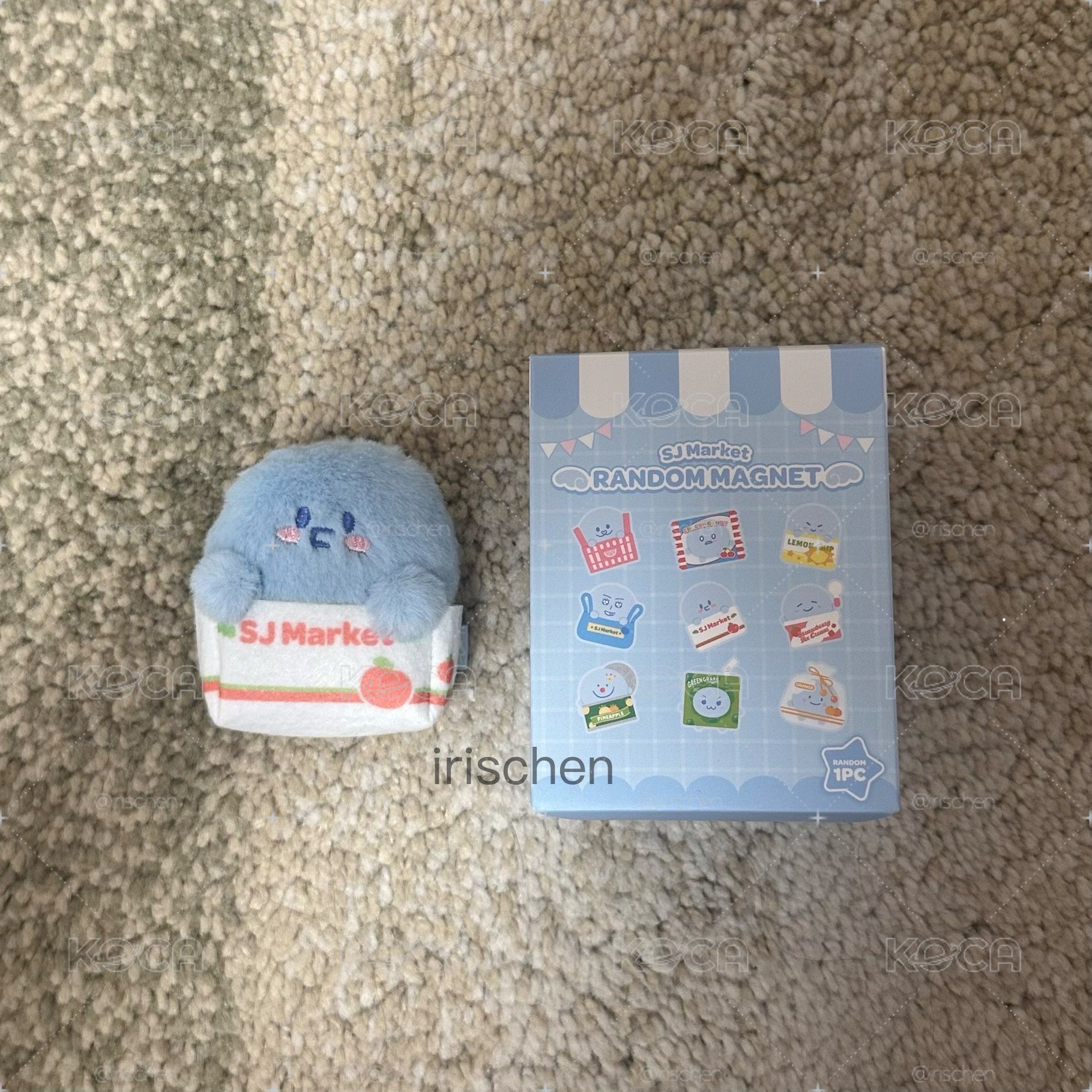 （現貨速出）SJ超市 磁鐵 銀赫
