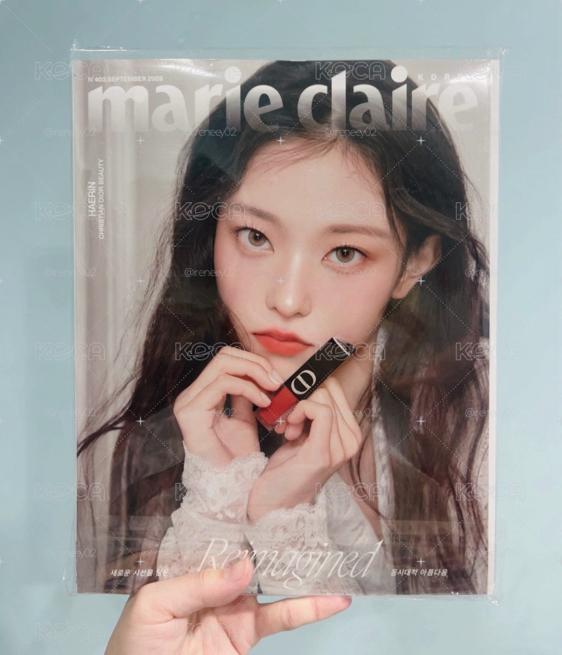 MarieClaire Korea 9月刊封面 雜誌 