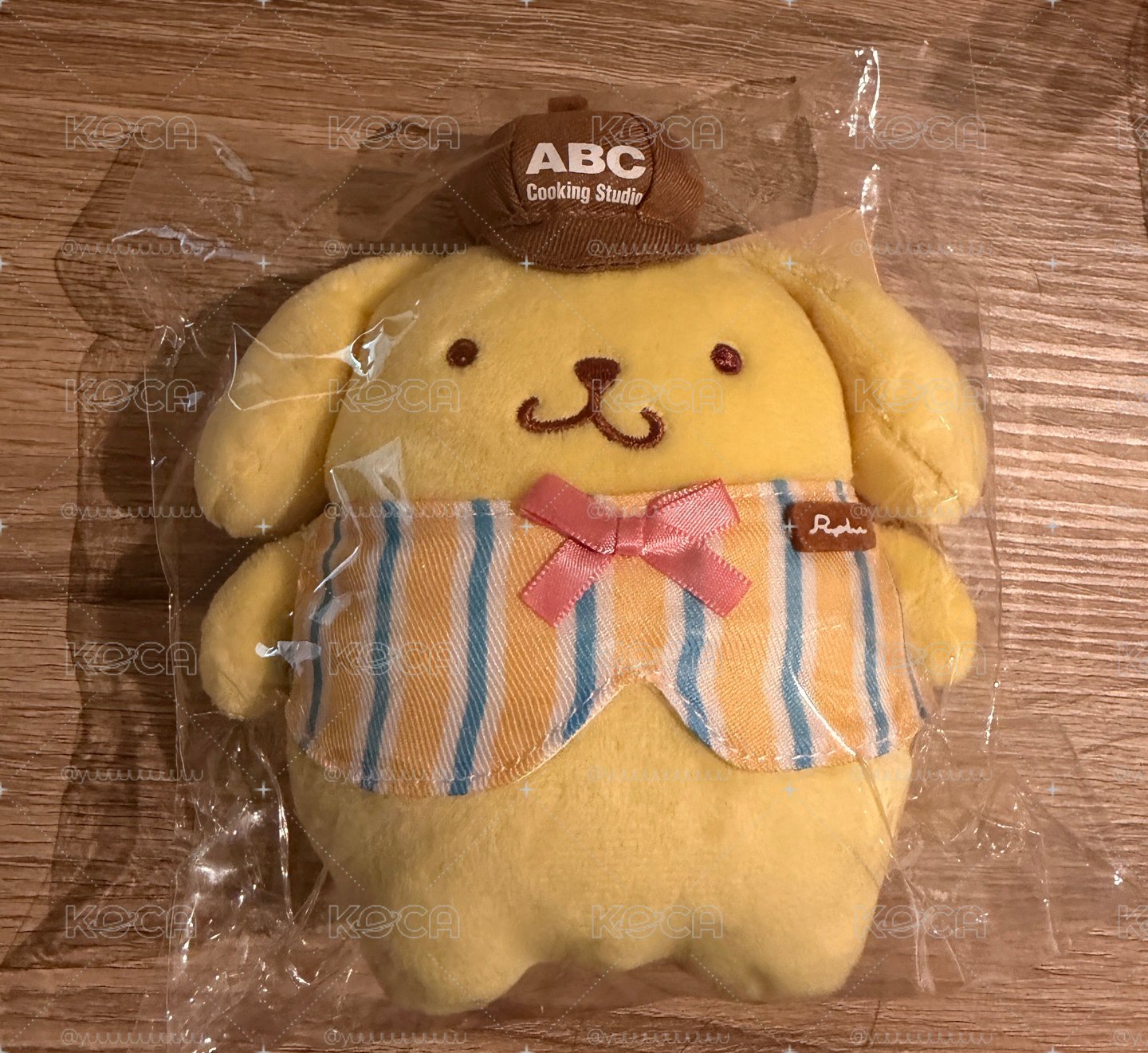 ABC cooking&三麗鷗聯名布丁狗 吊飾娃娃未拆