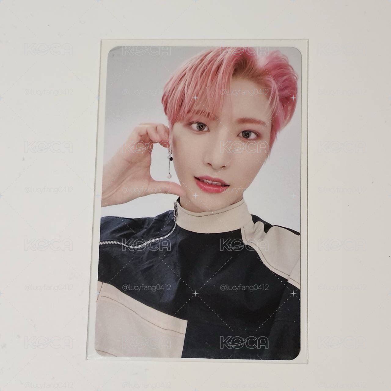 ATEEZ 星化 SEONGHWA 粉髮星 直播卡