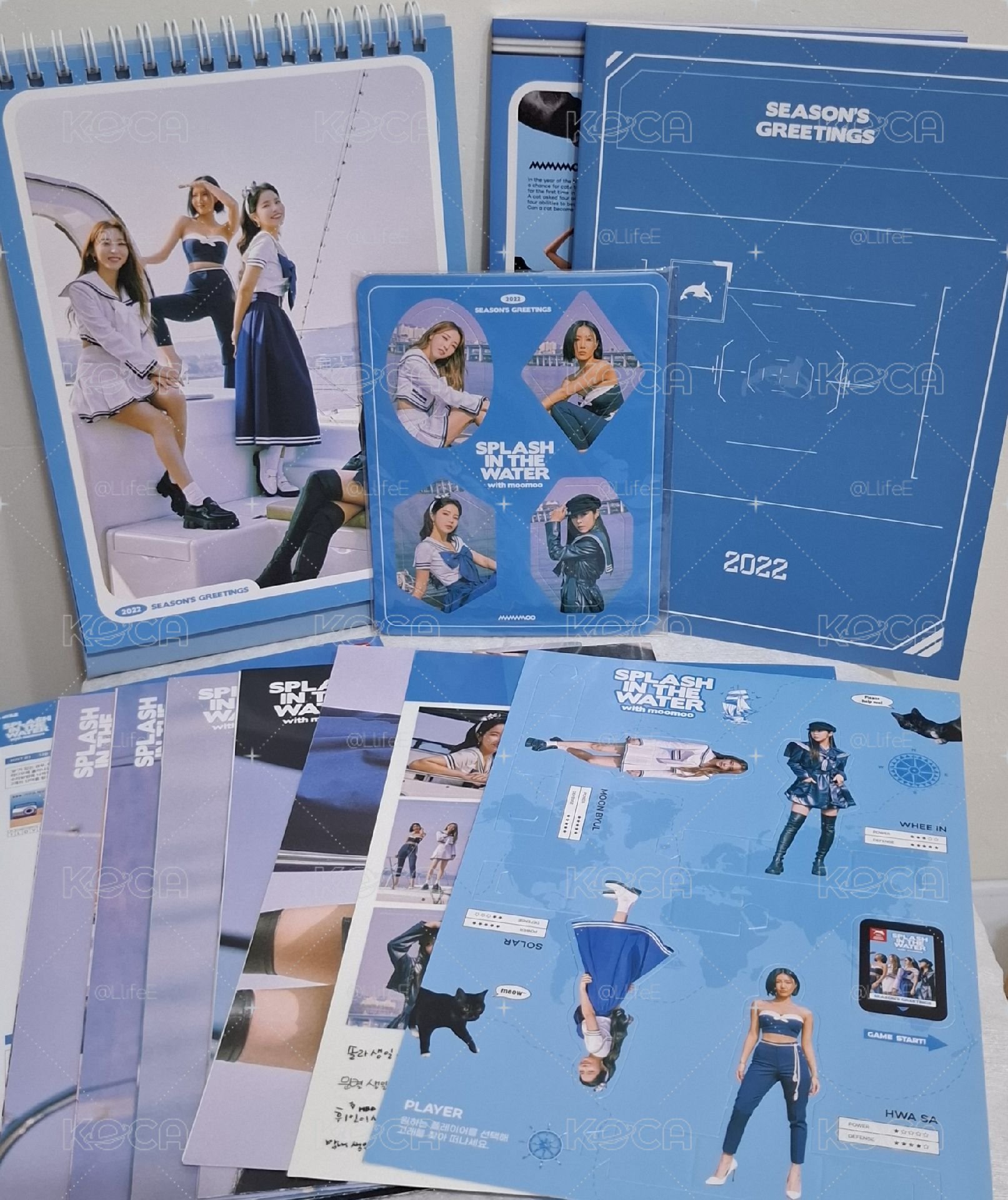 2022 SEASON’S GREETINGS：SPLASH IN THE WATER with moomoo 年曆 