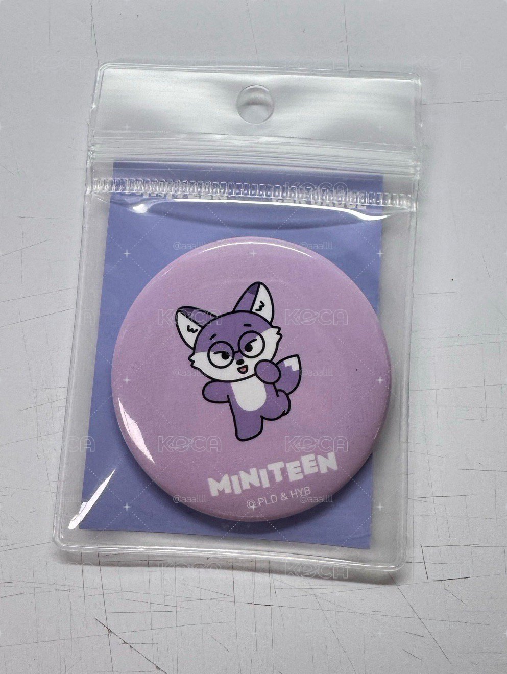 Miniteen狐袋子徽章