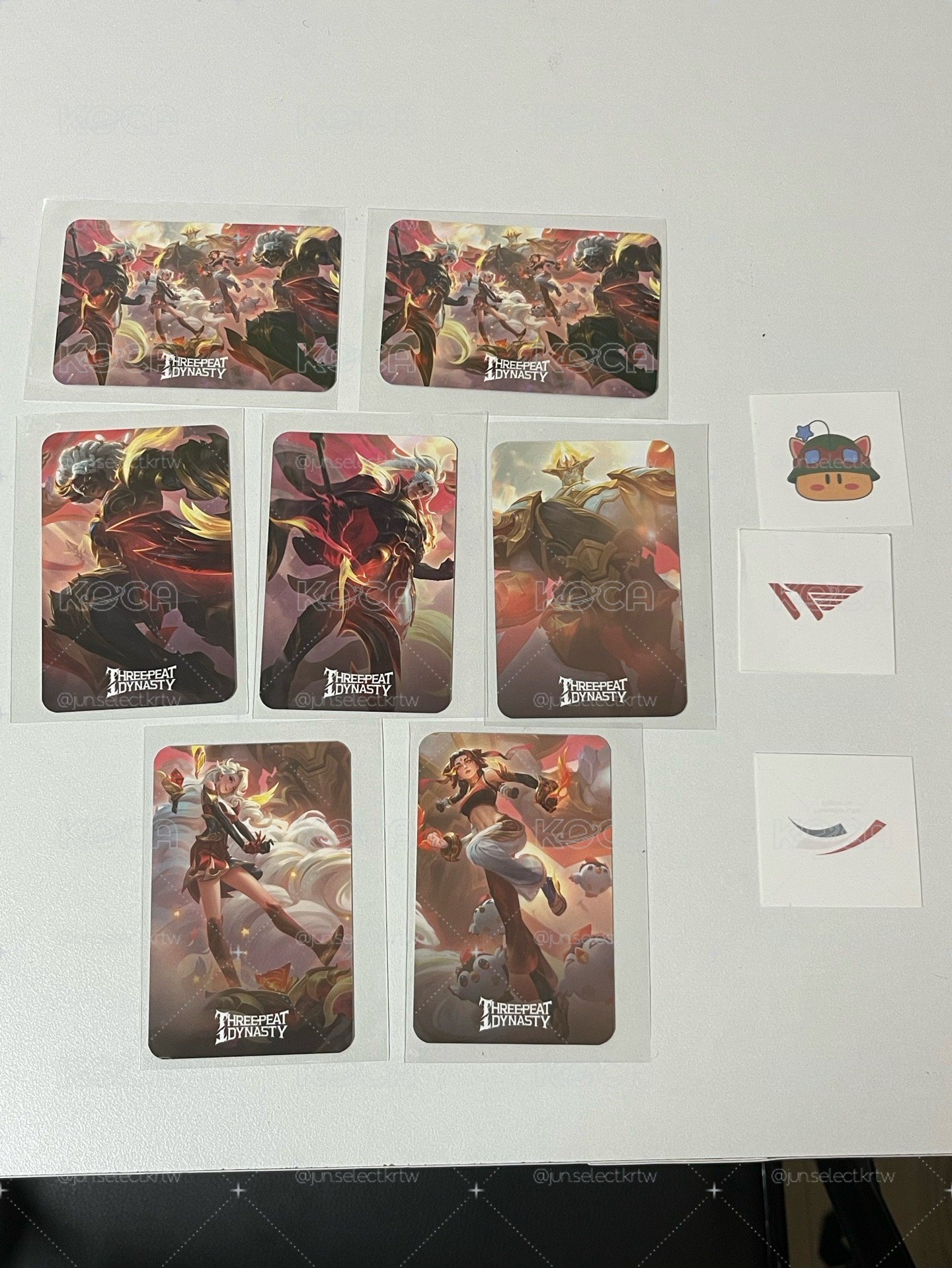 現貨- MSI 25T1 冠軍小卡 全套/SOOP套卡/SOOP faker