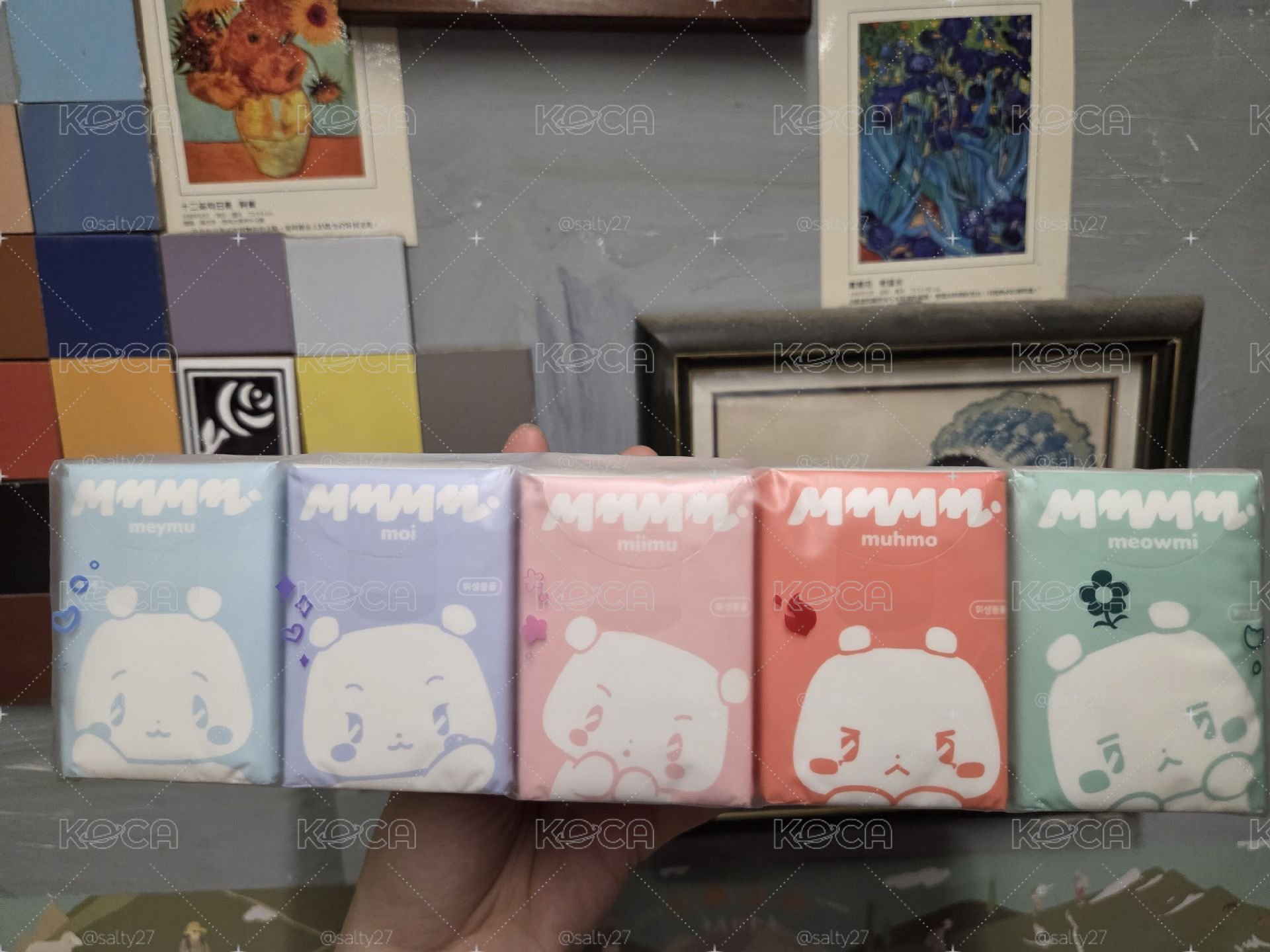 袖珍面紙包拆售