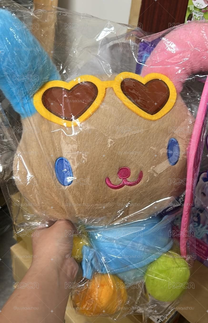三麗鷗花小兔曬黑衝浪中等尺寸娃娃