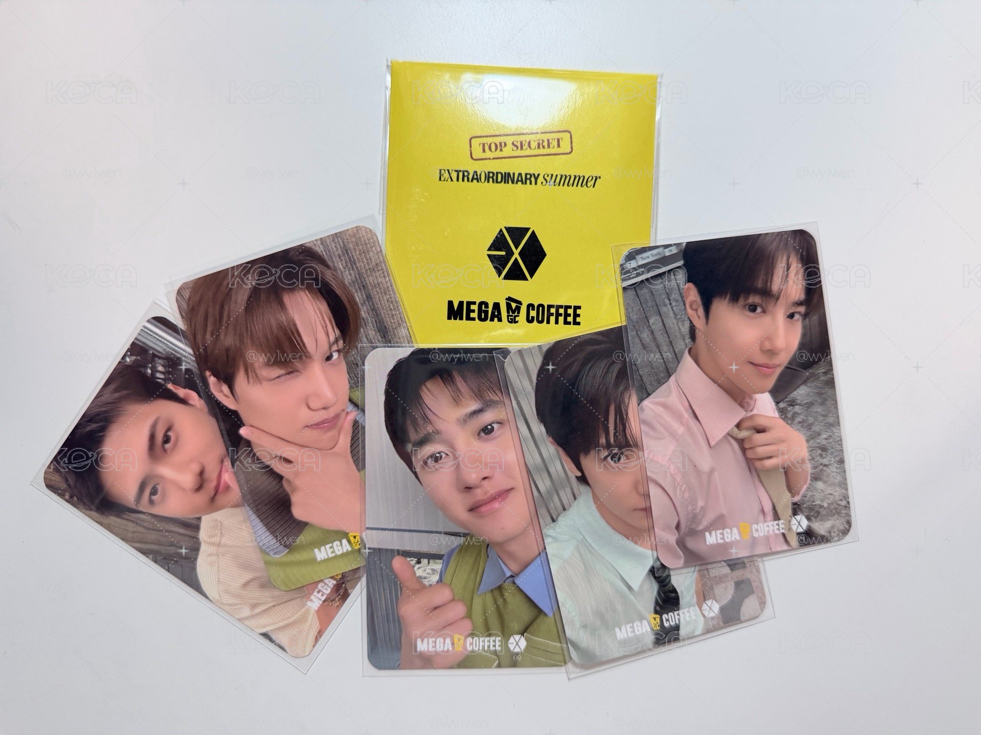 MEGA COFFEE x EXO小卡一套