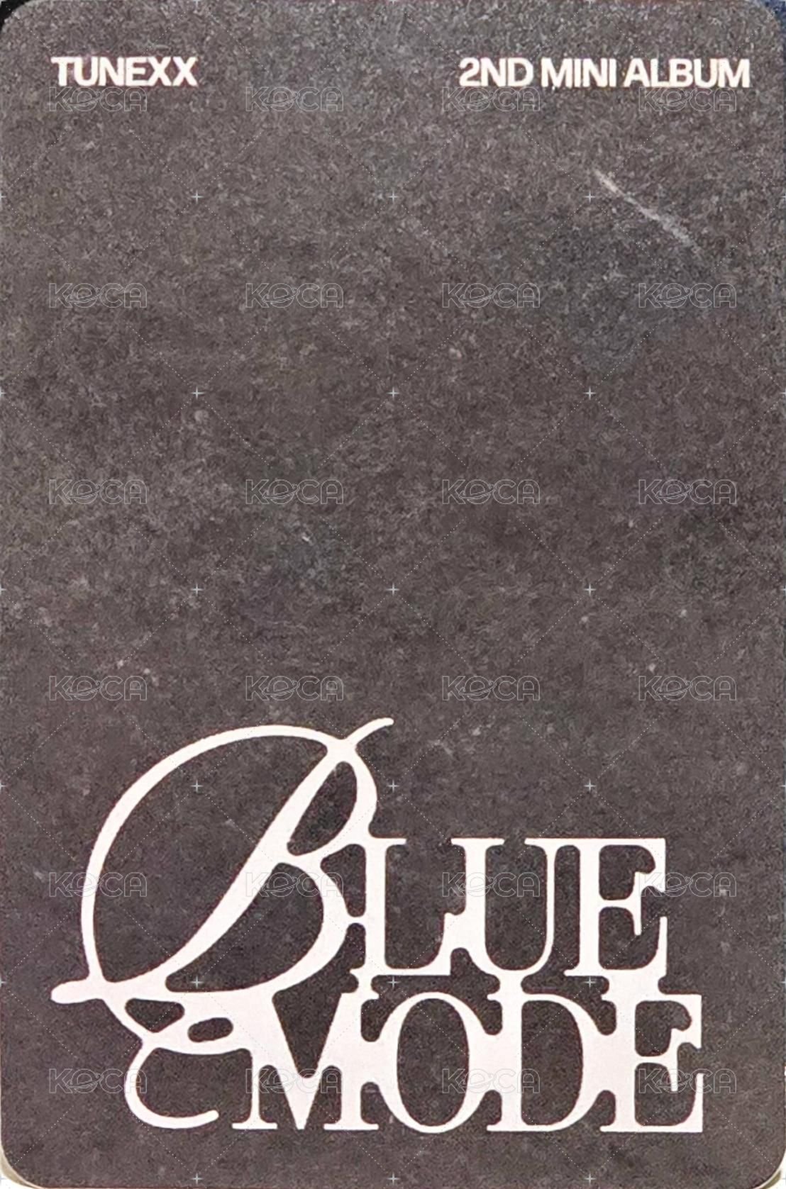 BLUE MODE 電子專 專輯卡  背面