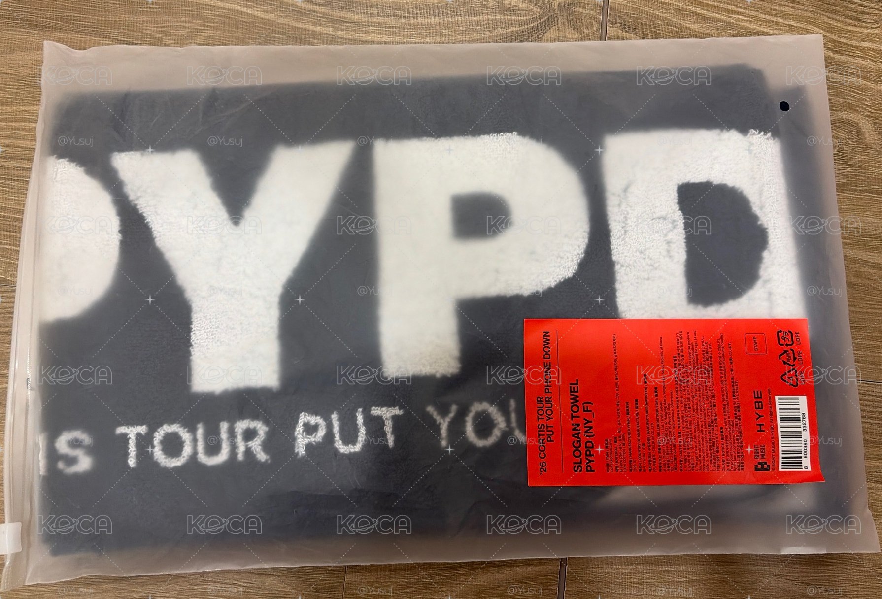 PYPD毛巾現貨只剩一個！！