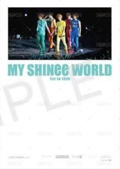 MY SHINee WORLD 明信片  背面