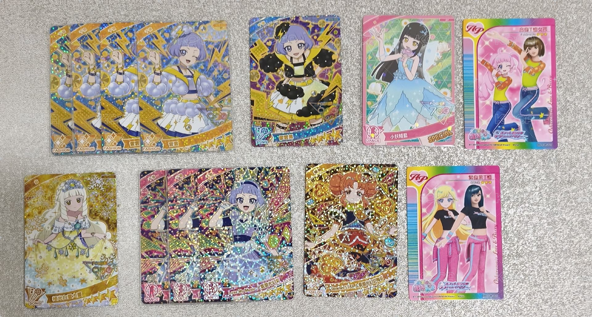 秘密的偶像公主 第五彈 特殊聖誕 陽葵 愛里 紡公主幻彩 紡白雪 美月簽 千依雷雲 紡簽