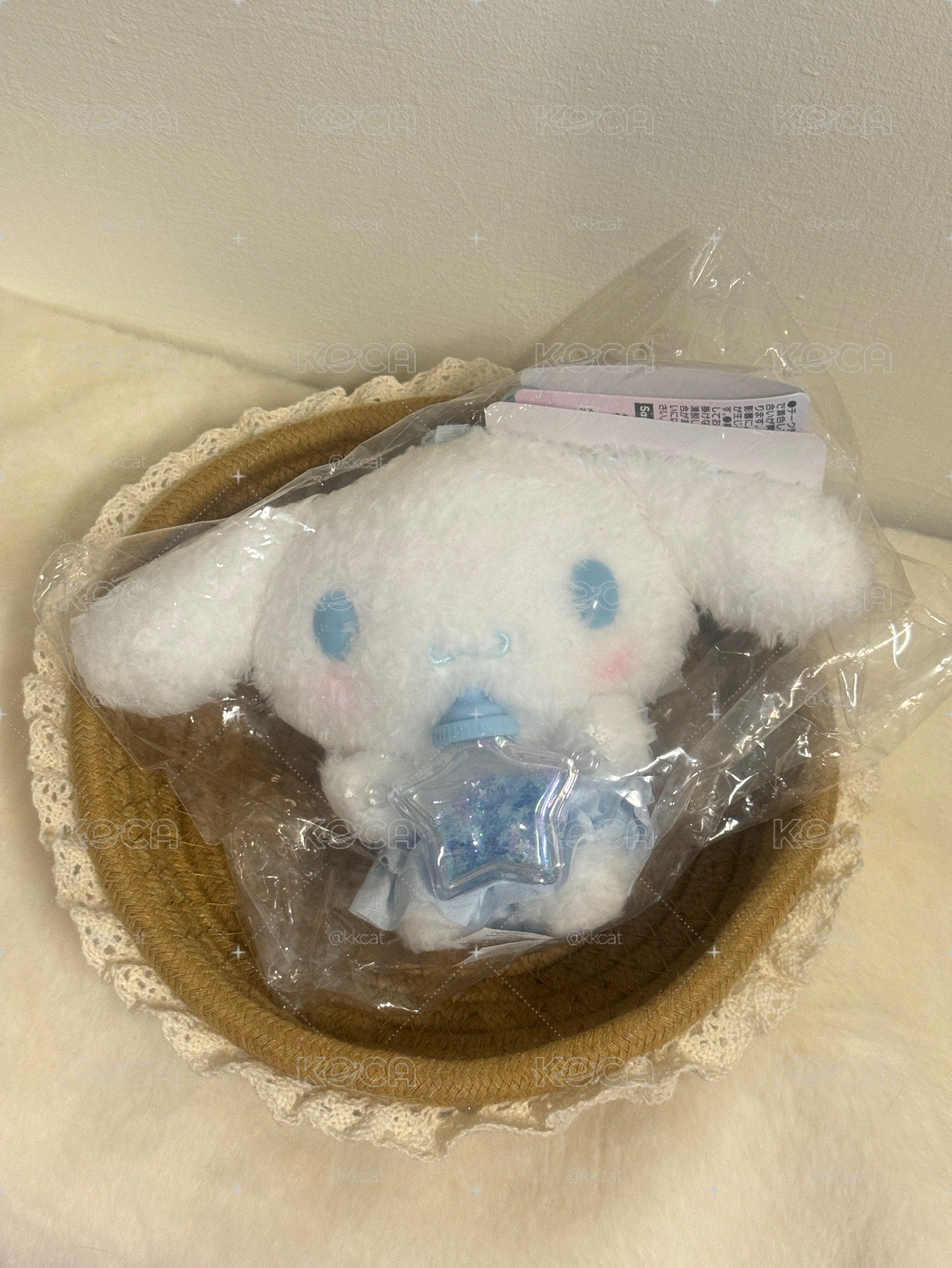 現貨.星星瓶大耳狗吊飾
