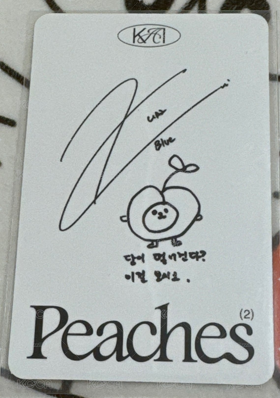 開 Peaches 小卡