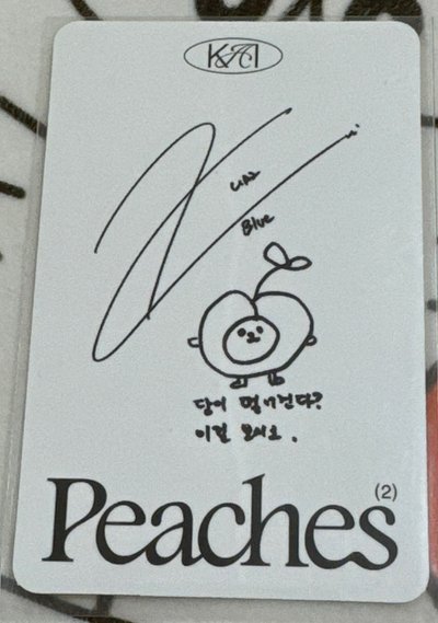 開 Peaches 小卡