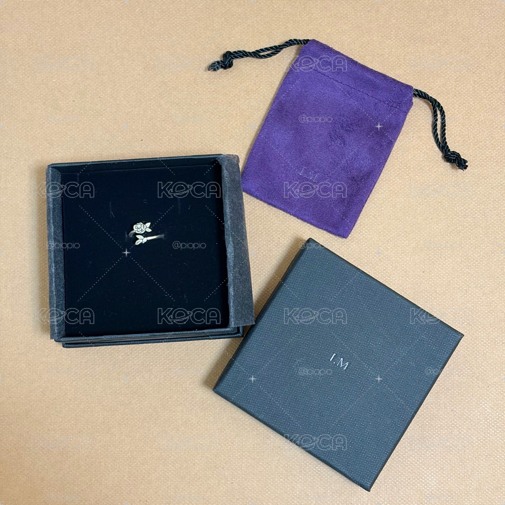 I.M玫瑰戒指（完整一套含卡）
