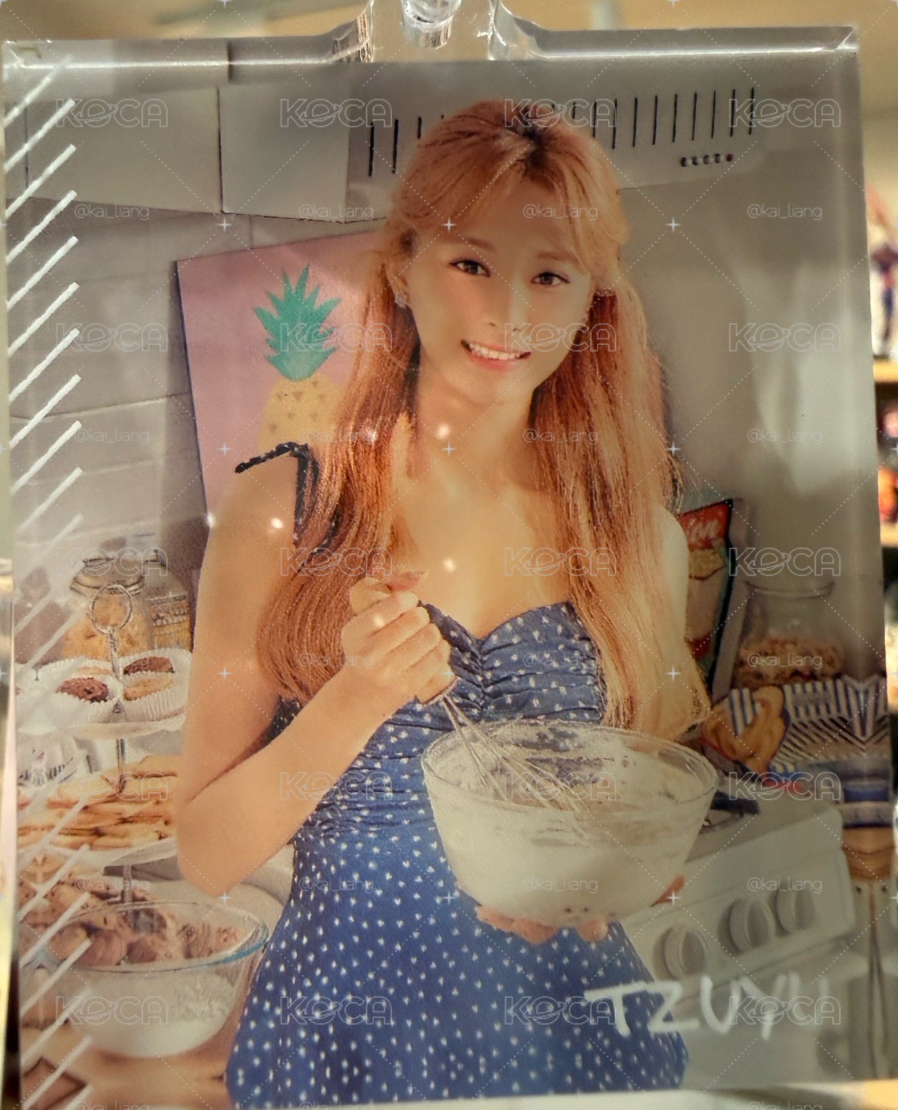 Twice 21’JP年曆 鑰匙圈吊飾 子瑜