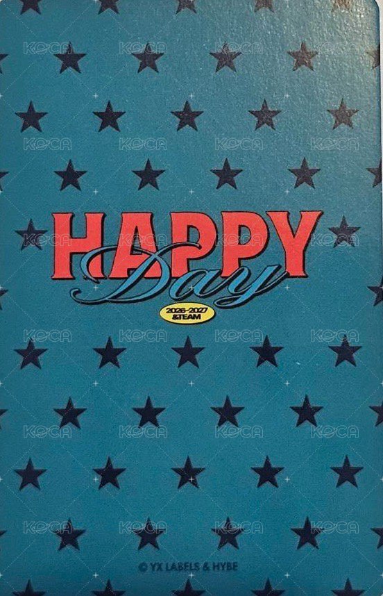 Happy Day 周邊卡 2026~2027 BIRTHDAY BOX_B 背面