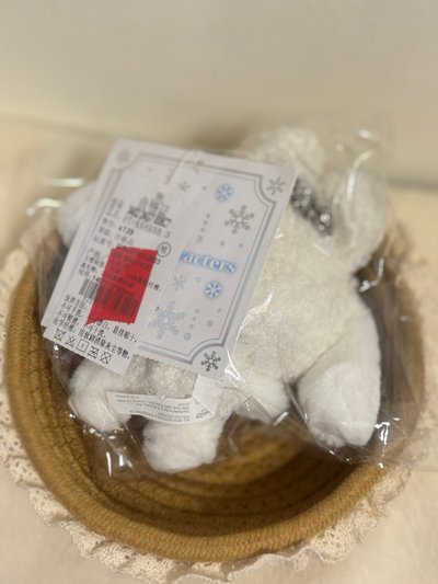 現貨.雪兔大耳狗吊飾
