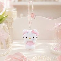 蝴蝶結鏈珠系列 吊娃 kitty