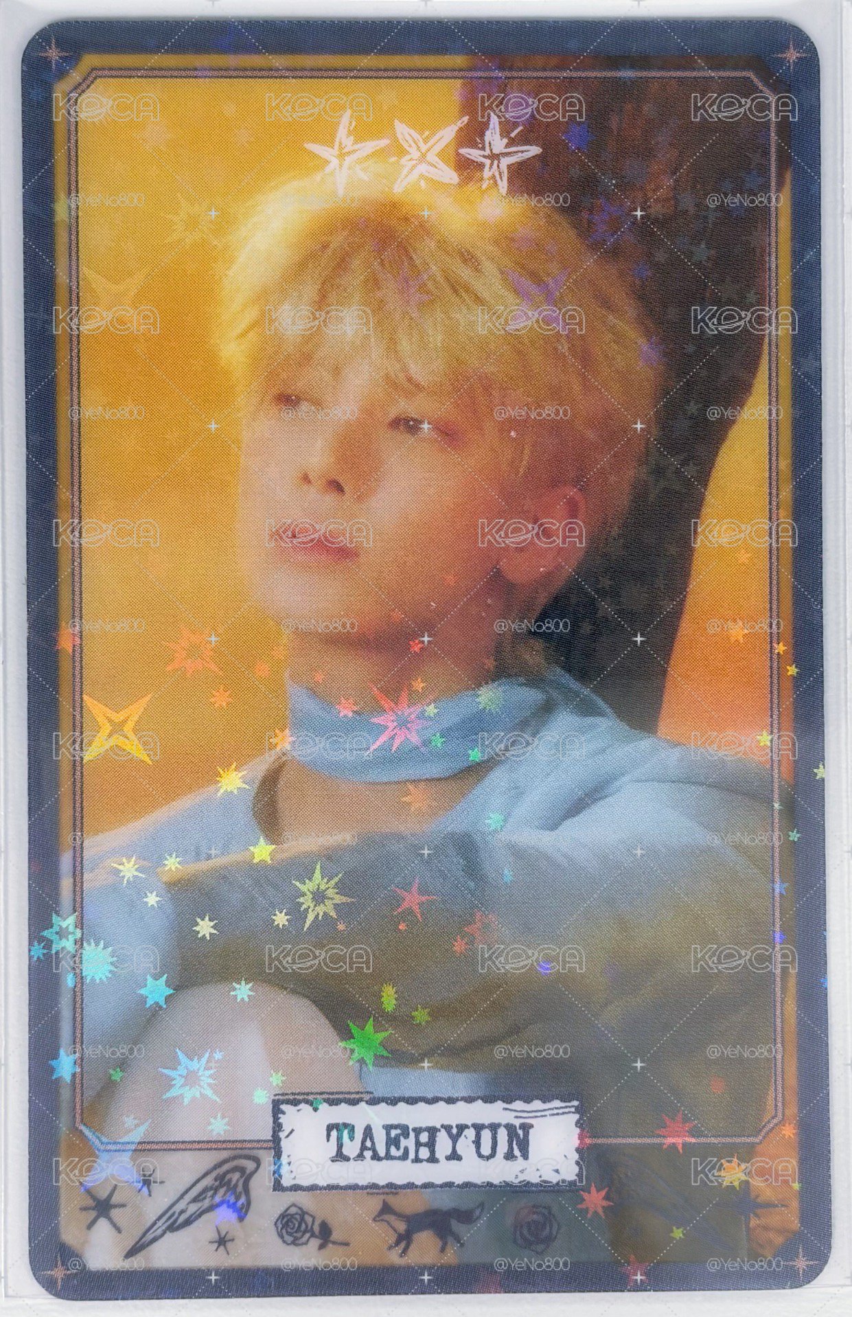 TXT 迷六 日咖特典 太顯小王子 透卡