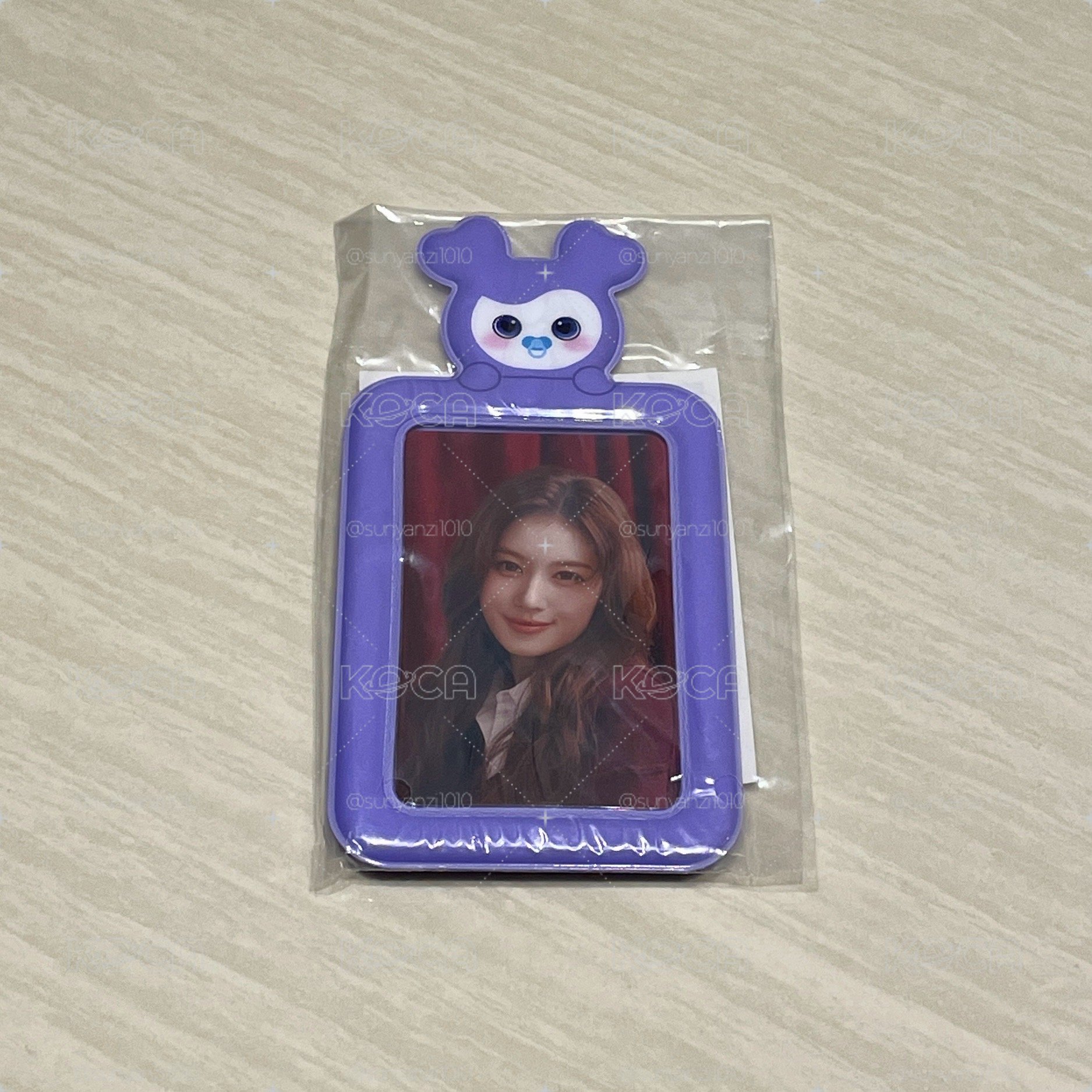 TWICE 紗 新國立場 週邊 SANA 照片卡立牌 卡套