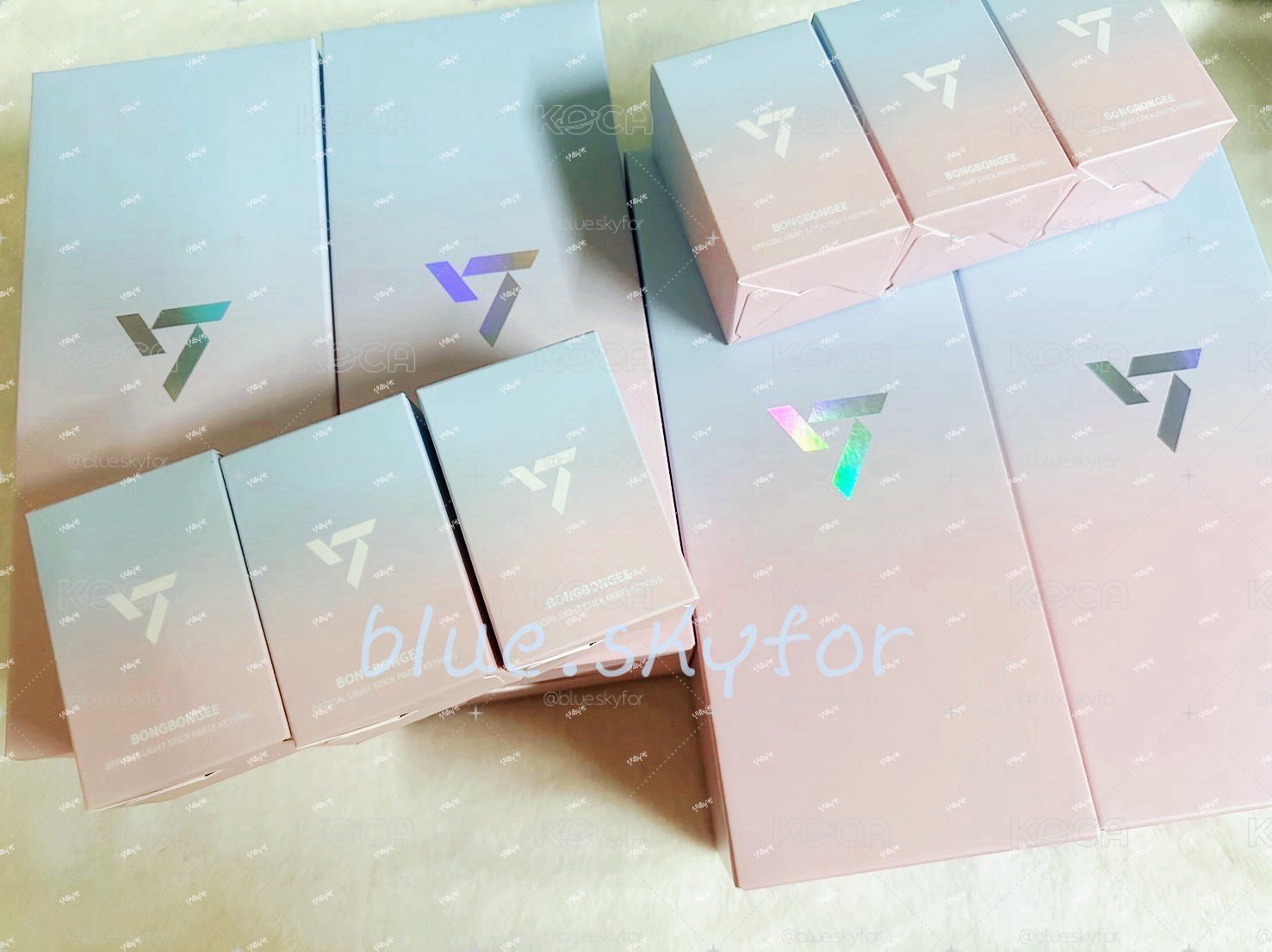 SVT 十週年克拉棒+蹦蹦鑰匙圈