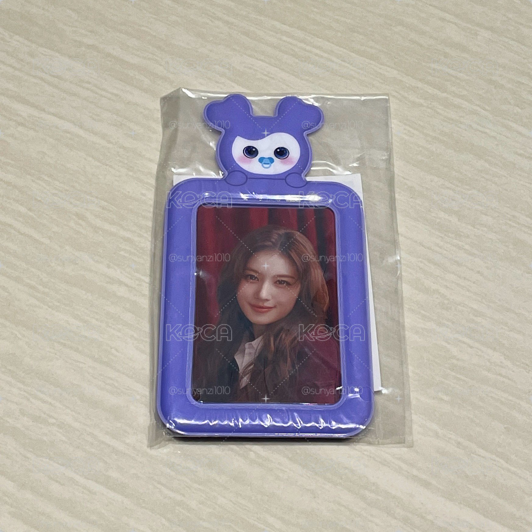 TWICE 紗 新國立場 週邊 SANA 照片卡立牌 卡套