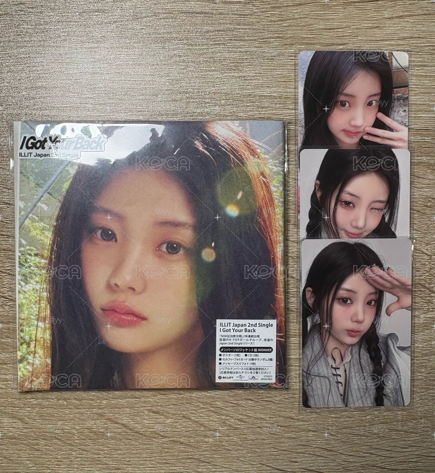 Wonhee 日專單封（含應援卷）