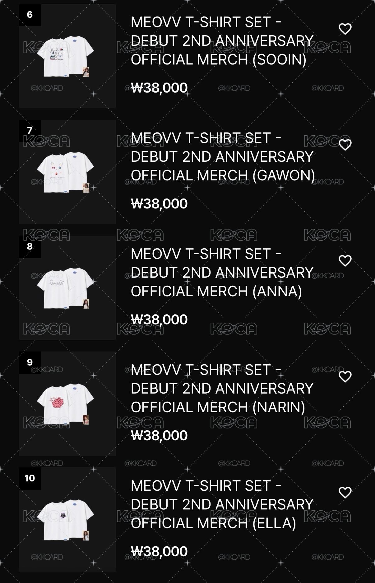 預購 MEOVV 2週年 短袖