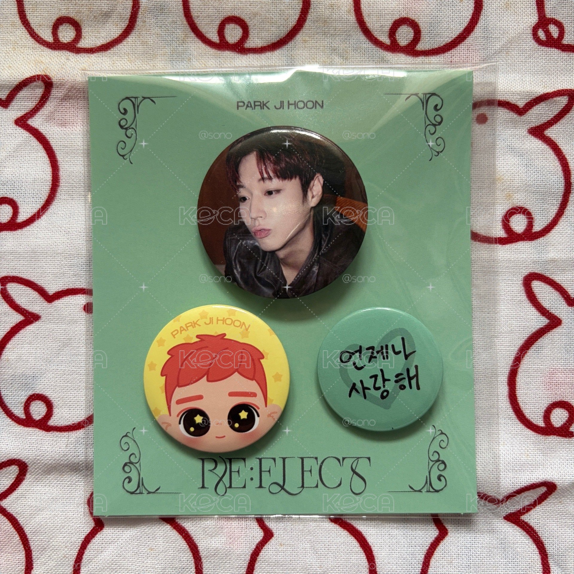 朴志訓 PARK JIHOON RE:FELCT 首爾安可場 週邊 徽章組