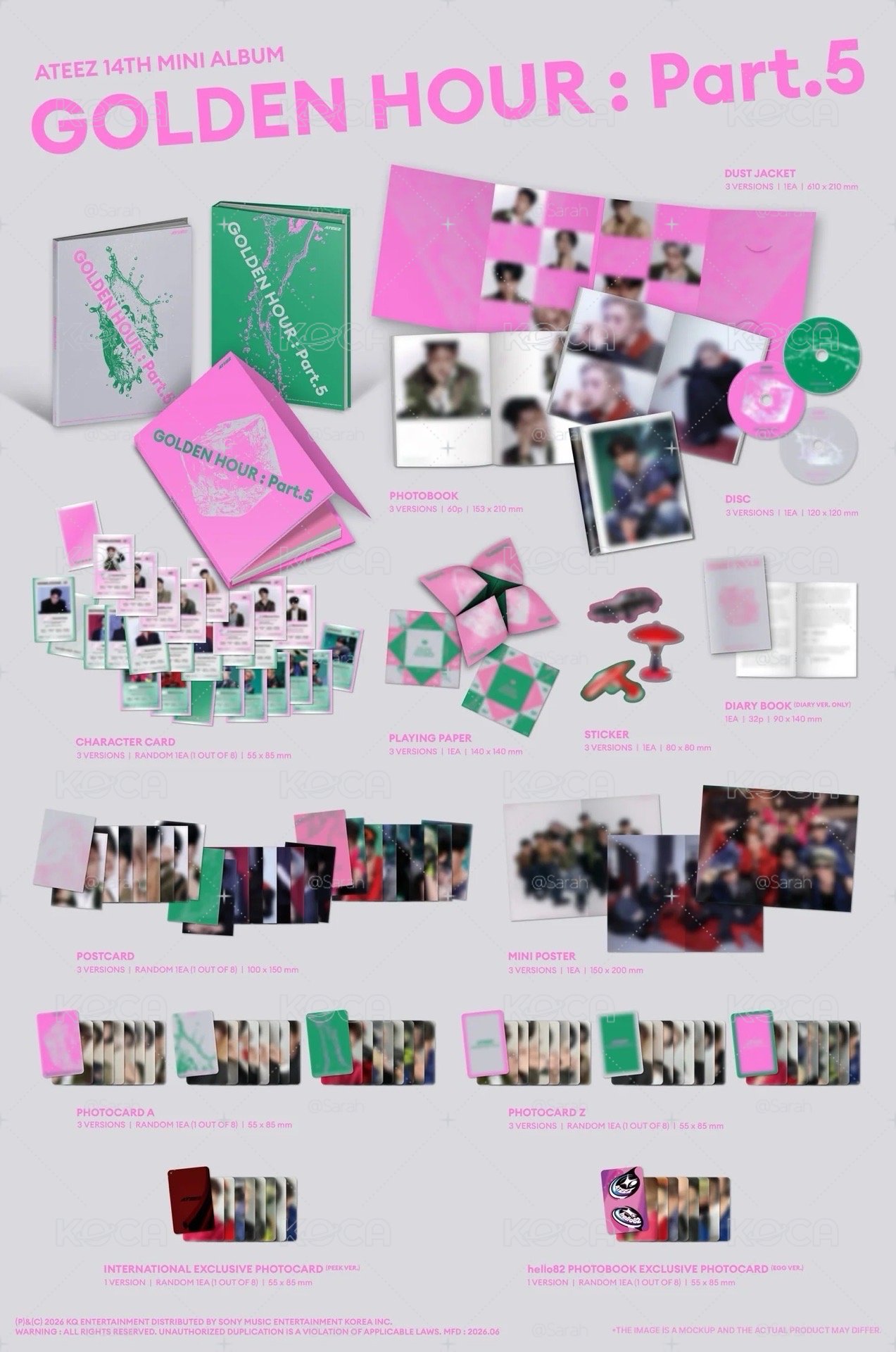 Ateez Hello82 通路限定 PB專特典