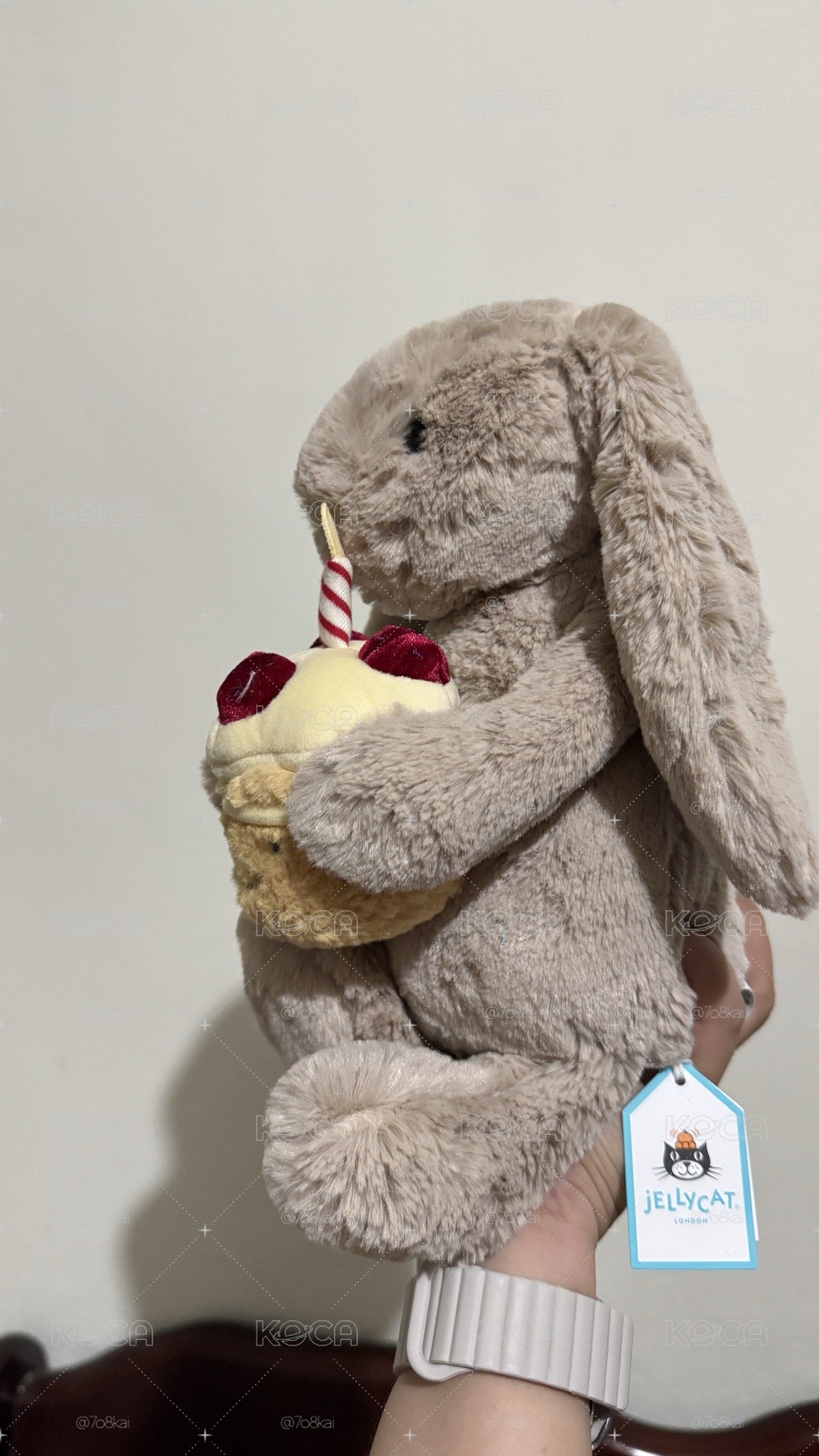 Jellycat 抱蛋糕兔 美國代購購入全新