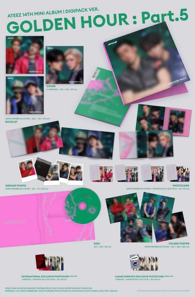 Ateez Hello82 通路限定 Digipack特典