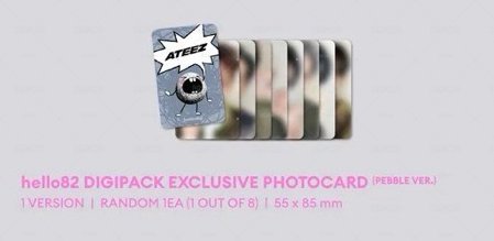 Ateez Hello82 通路限定 Digipack特典