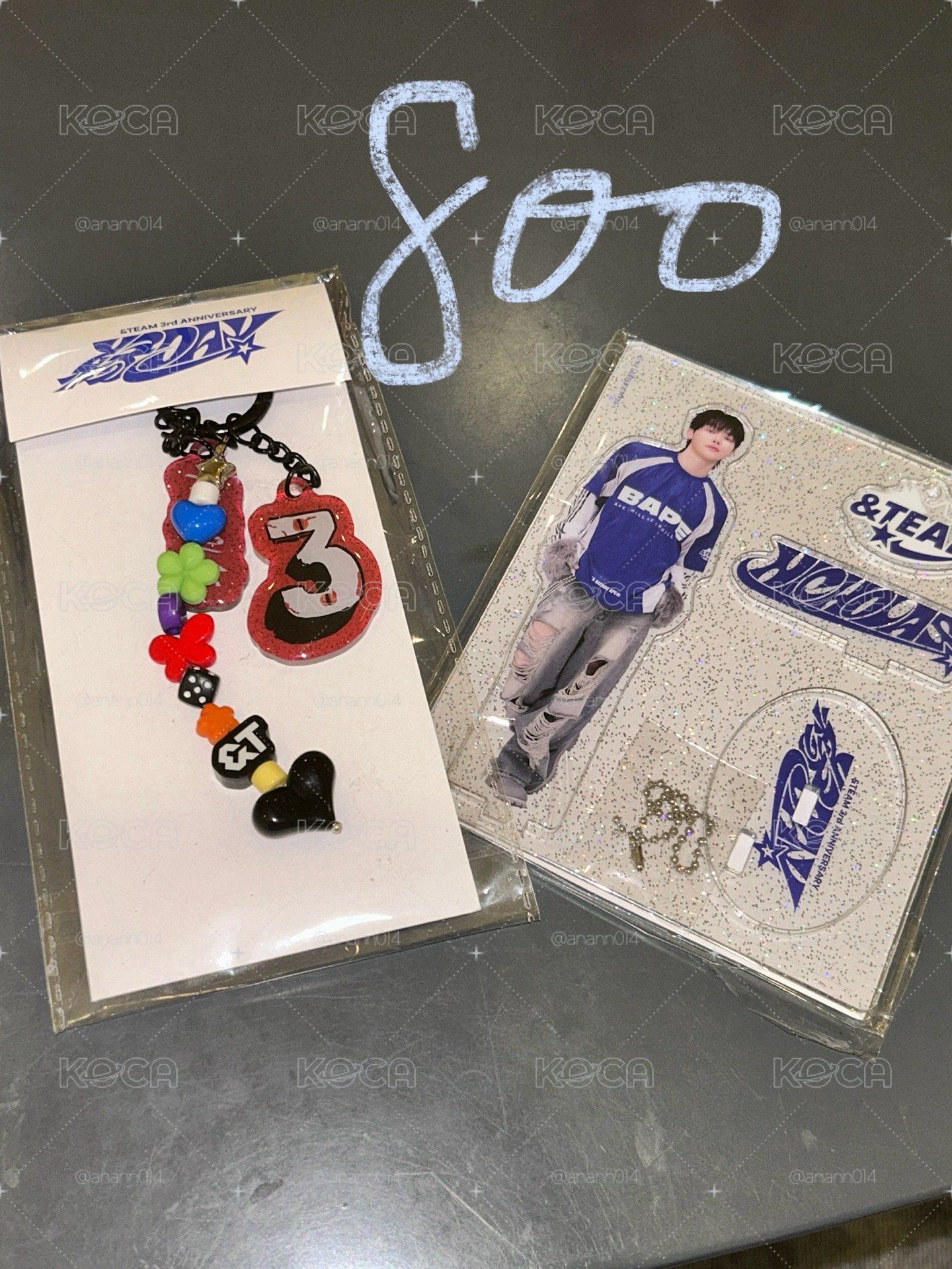 💙「需帶綁物」緣日 緣day 三週年 NICO 立牌 吊飾