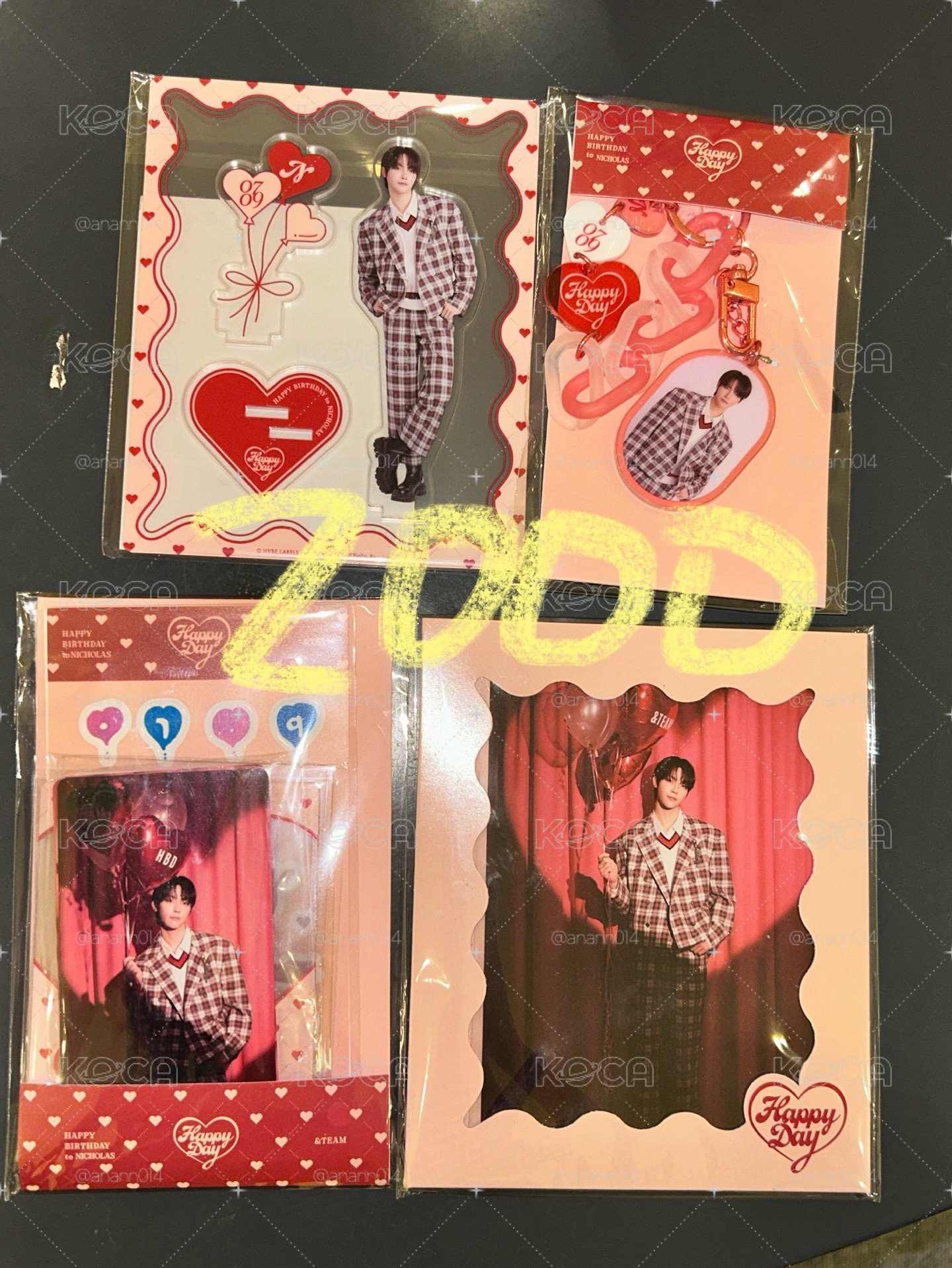 NICO 2024 2025  Happy day周邊