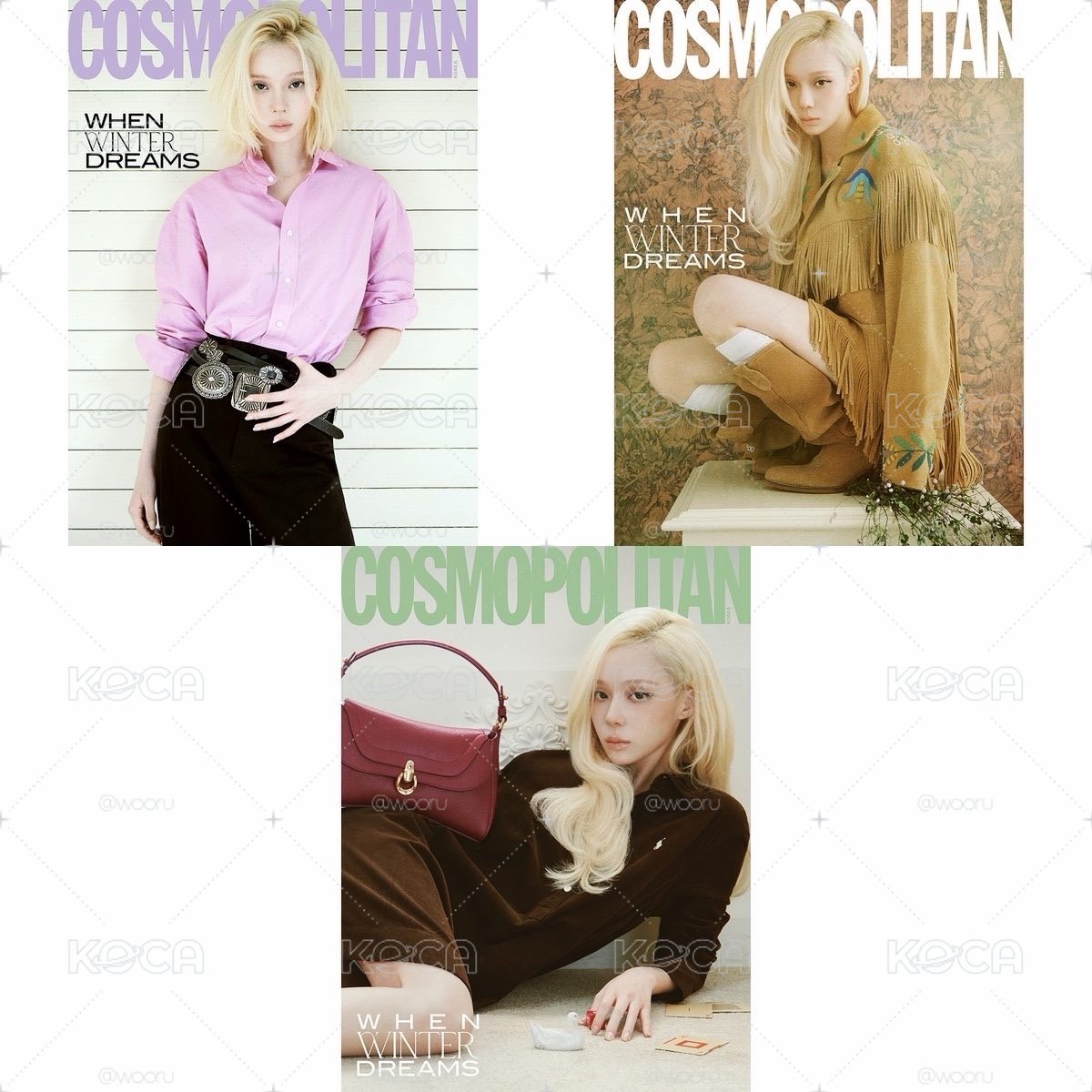 COSMOPOLITAN 10月號 WINTER封面