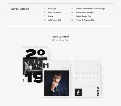2019 SUPER JUNIOR SEASON'S GREETINGS