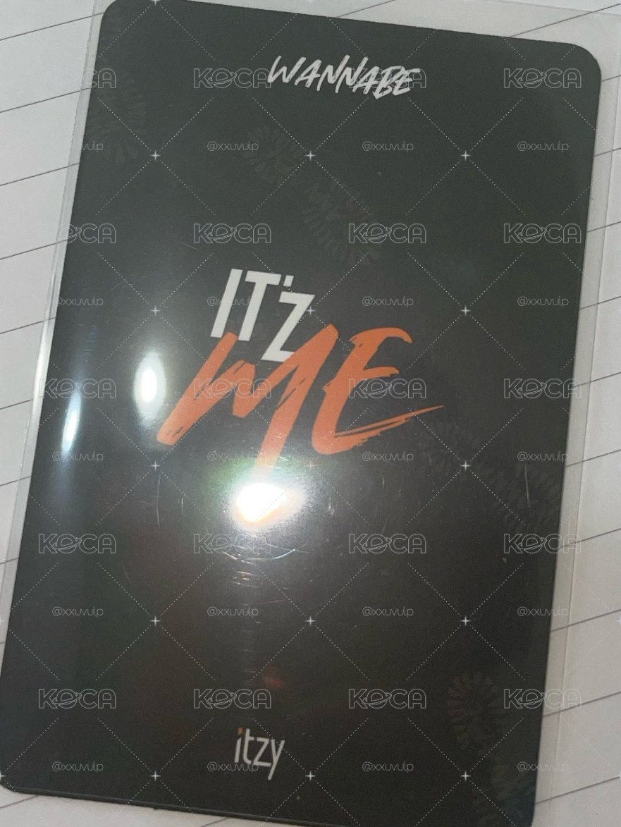 itzy it’z me高馬尾領 黑版卡 wannabe時期