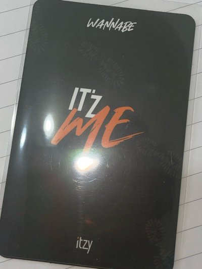 itzy it’z me高馬尾領 黑版卡 wannabe時期