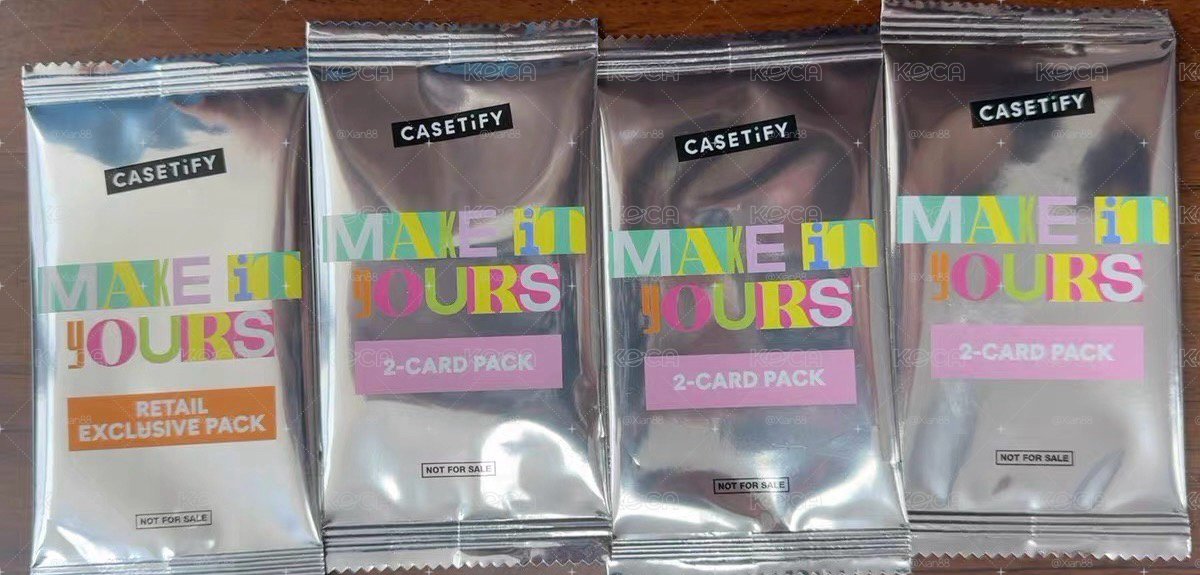 Casetify MAKE iT YOURS 代言卡 