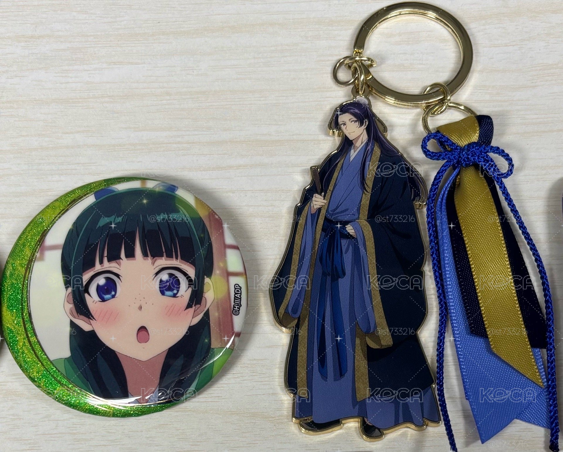 貓貓徽章+環球影城限定壬氏吊飾