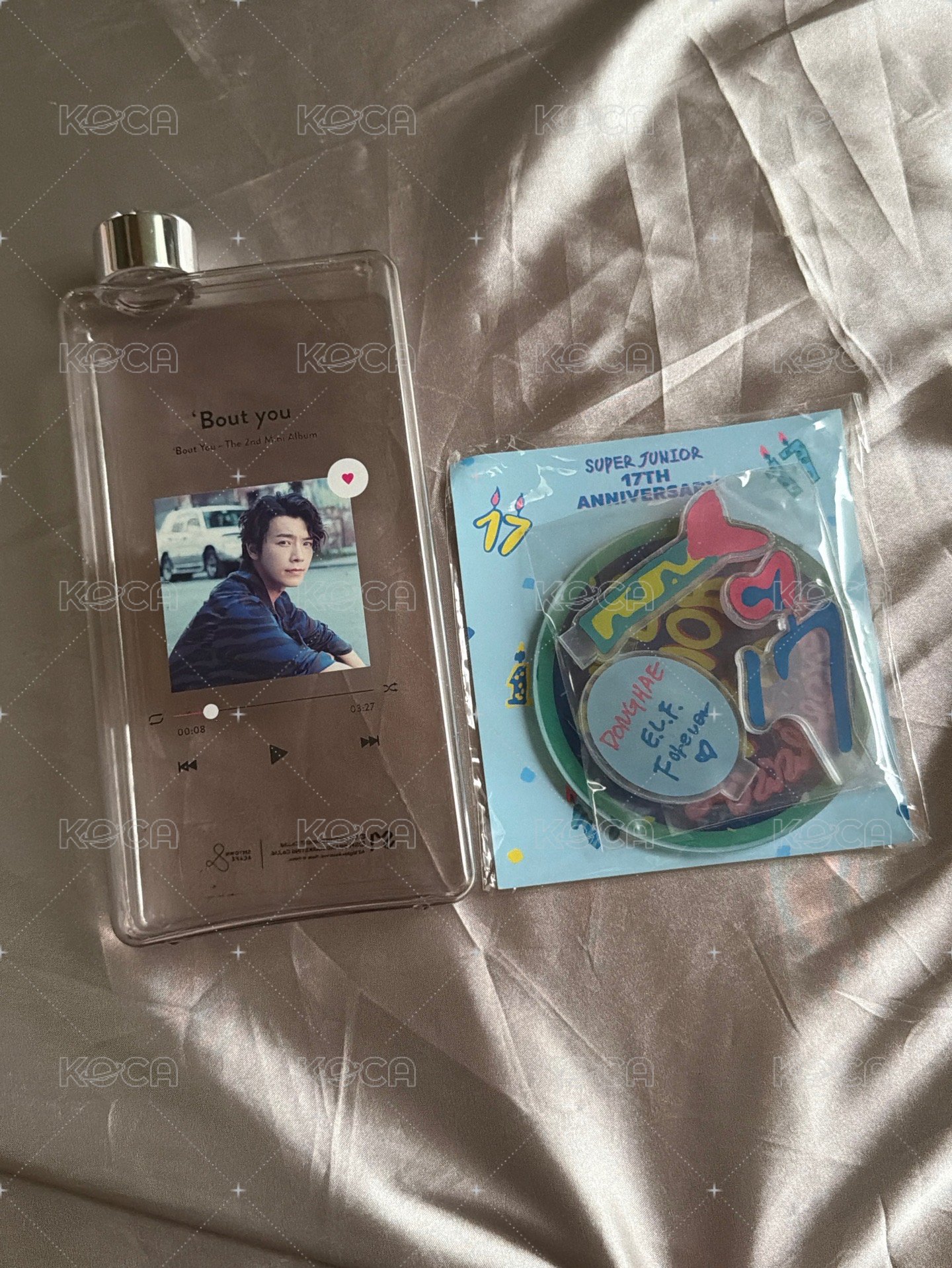 Bout  you水壺+無小卡週年立牌