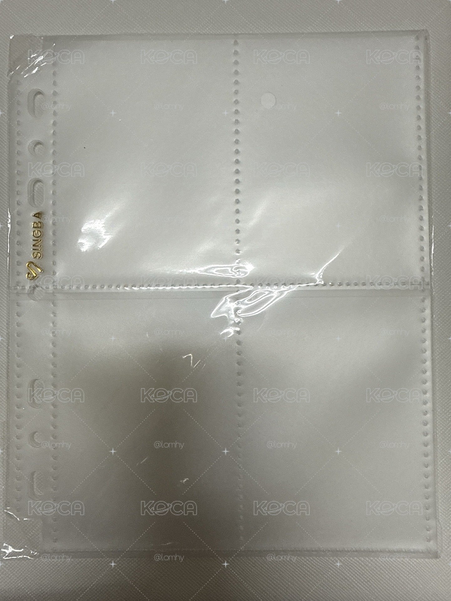 SINGBA卡冊內頁3.5寸啞光