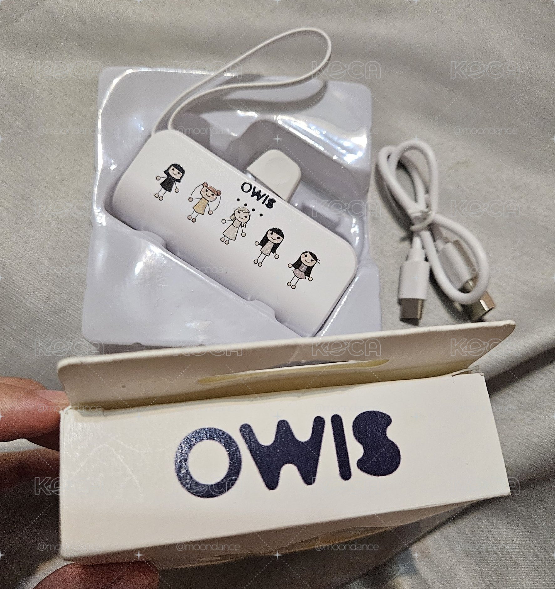 OWIS 迷一 官方MD 行動電源,僅用過兩次,瑕疵如圖