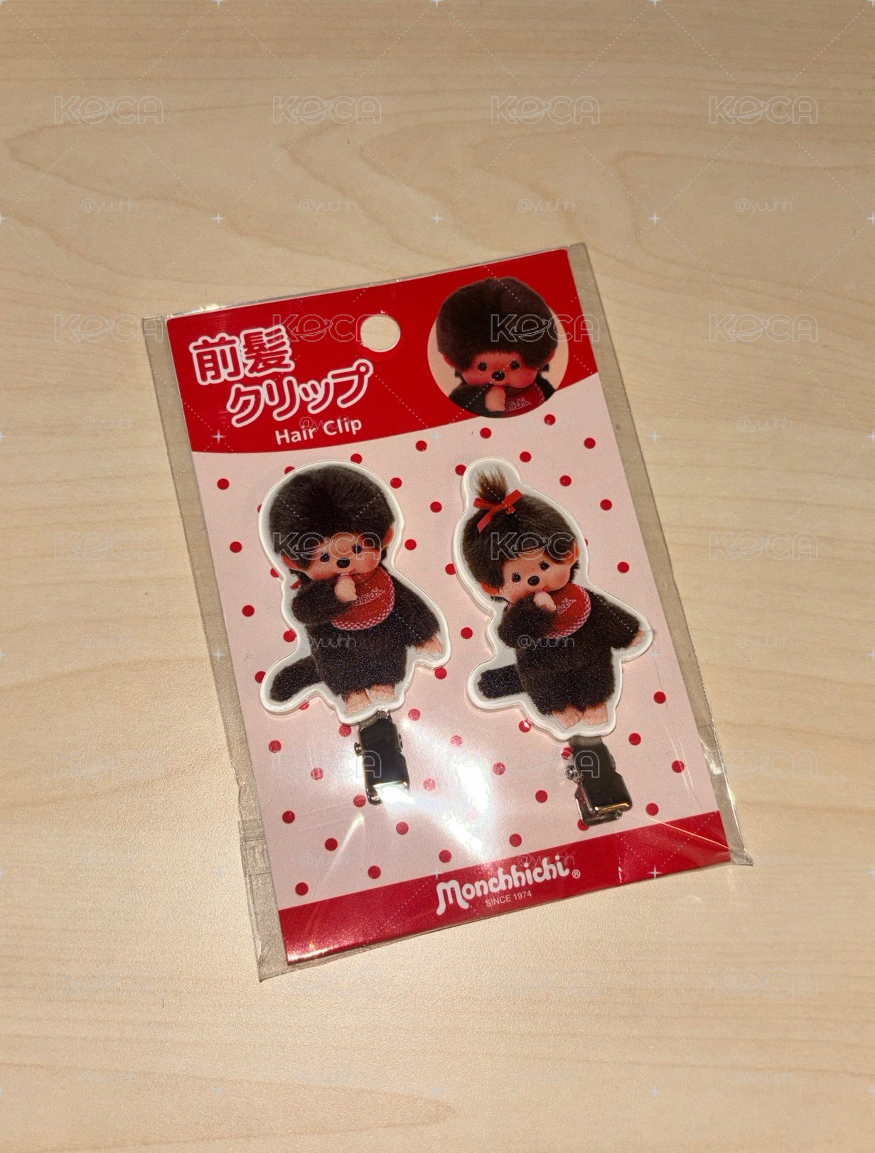 蒙奇奇髮夾