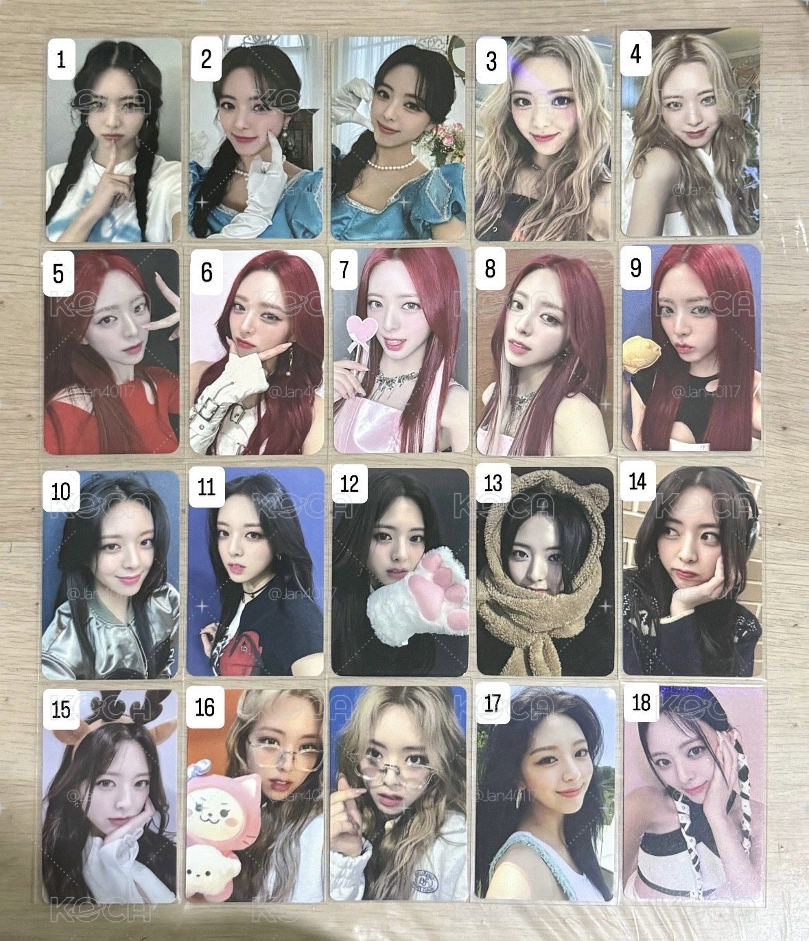 ITZY 申有娜小卡 單出區
