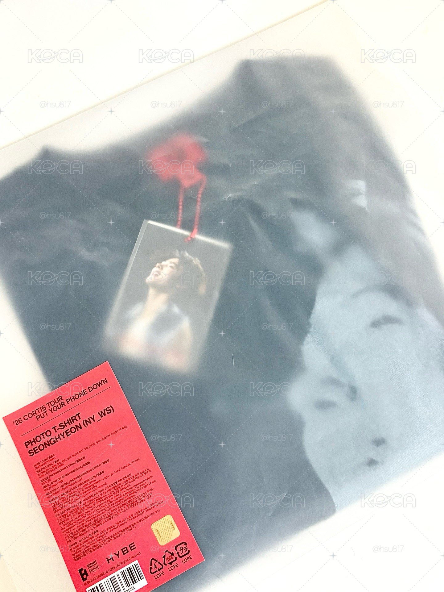 現貨.ᐟ 全新 巡迴 嚴成玹臉T ws size