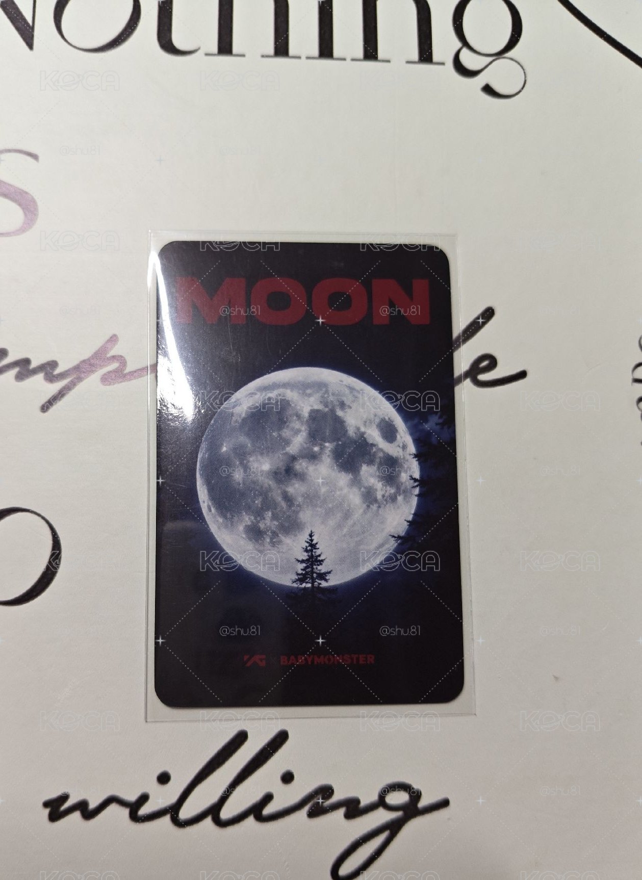 茶仁MOON打歌卡