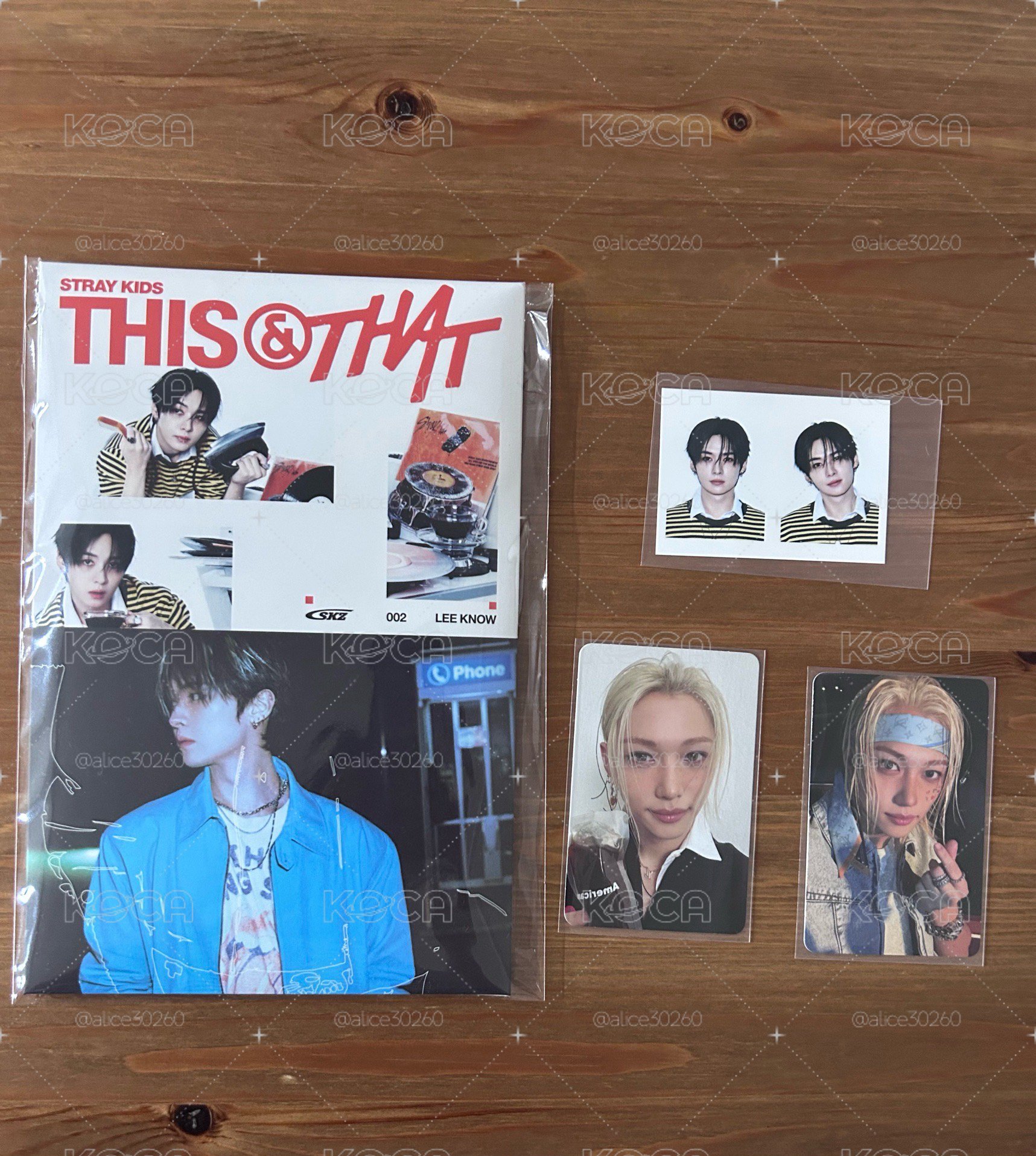 Stray Kids This&That 李旻浩單封 Felix 小卡